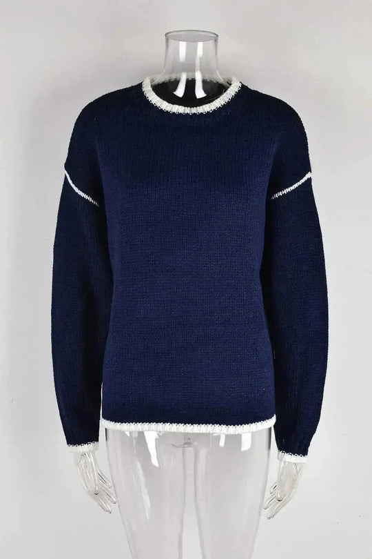 merino wool blend knitwear | oversized fit pullover | breathable winter sweater | ultrasonic cleaning
