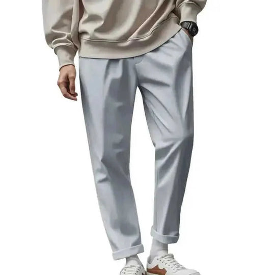 quick-dry fabric pants | elastic waistband trousers | multiple utility pockets | ultrasonic cleaning