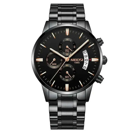 sapphire crystal glass | 100m water resistance | stainless steel bracelet | ultrasonic cleaning