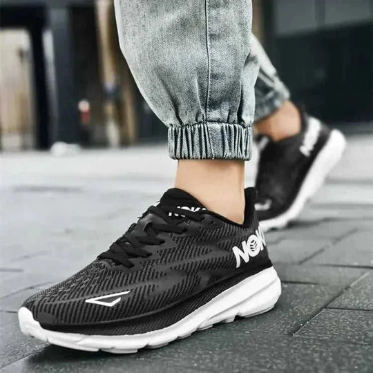 lightweight mesh sneakers men | shock absorption training shoes | breathable lace-up sports shoes | ultrasonic cleaning