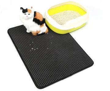Pet Cat Litter Mat Pet Supplies EVA Double Cat Litter Mat Meifu Market