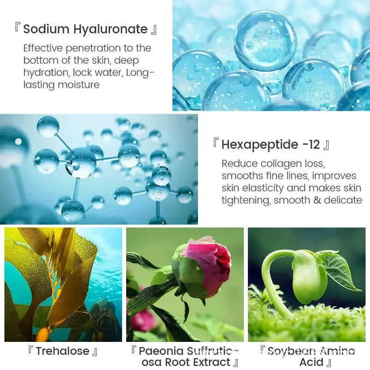 hyaluronic acid serum for dry skin | pore minimizing moisturizing cream | whitening face serum for dark spots | ultrasonic cl