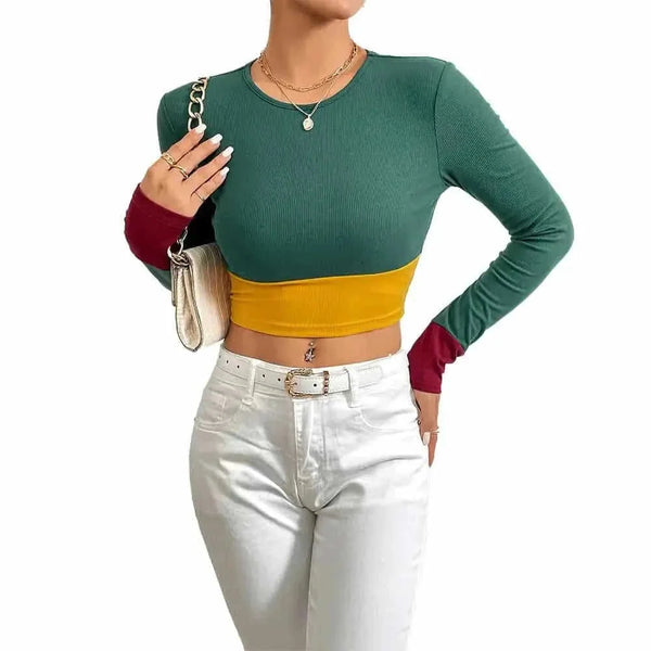 Men's Slim Fit Long Sleeve T-Shirt - O-Neck Casual Pullover M - angle view with spring autumn men's o-neck casual t-shirts...