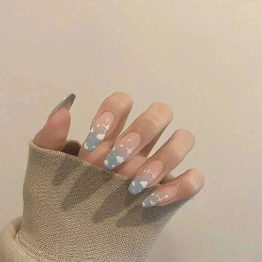 acrylic nail tips | short coffin nails | press on nails | ultrasonic cleaning