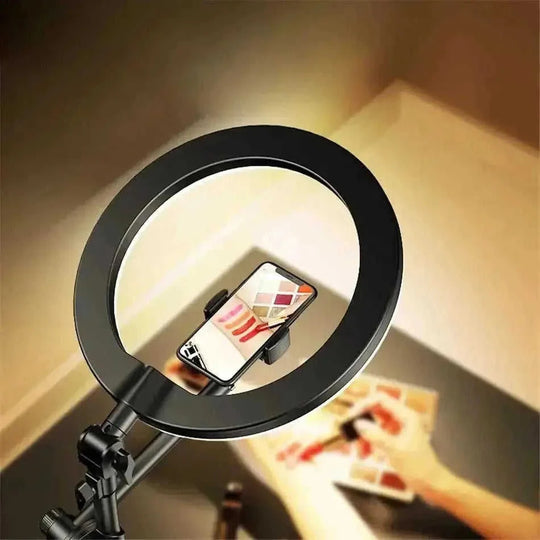 mobile phone fill light bracket | 360-degree rotation phone holder | live streaming lighting kit | ultrasonic cleaning