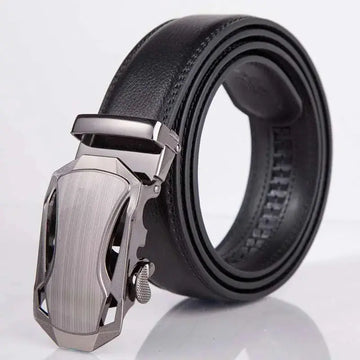 genuine leather belt | automatic buckle belt | adjustable leather belt | ultrasonic cleaning