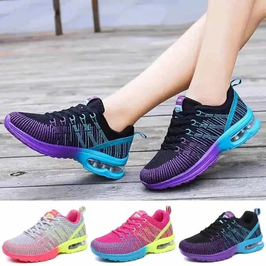 lightweight mesh running shoes | breathable athletic footwear | womens fitness sneakers | ultrasonic cleaning