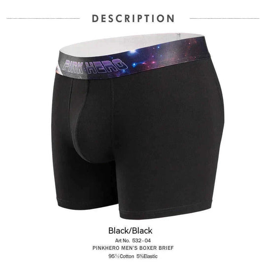 stretch cotton boxer briefs | moisture-wicking mens underwear | breathable cotton blend underwear | ultrasonic cleaning
