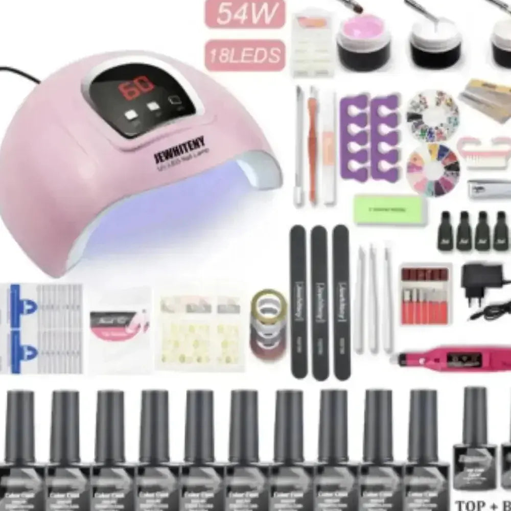 80W Nail Phototherapy Machine Set - Meifu Market