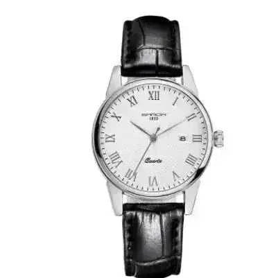 slim profile unisex timepiece | stainless steel case construction | business casual accessory | energy saving