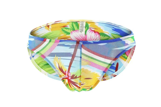 Men's Printed Briefs Breathable Mesh Multi-color Underwear Meifu Market