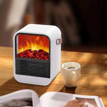 ceramic heating element | compact desktop heater | personal space warmer | energy saving