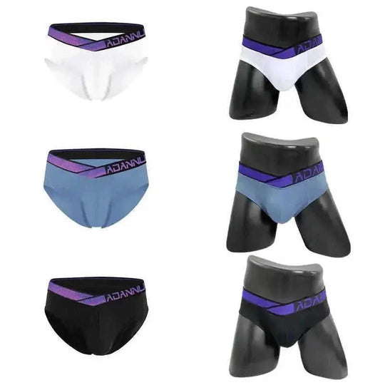 mens triangle v belt | laser gradient belt | adjustable elastic waistband | energy saving