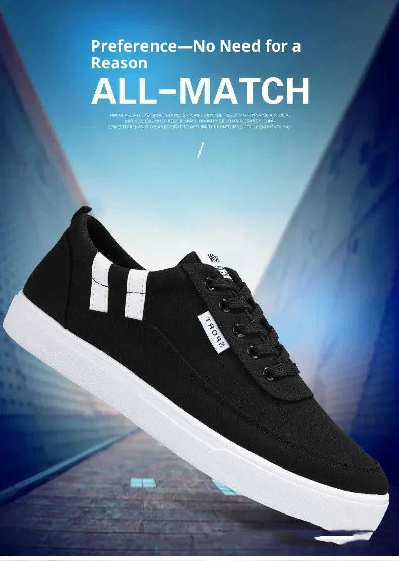 Spring Canvas Shoes Men's Low Top Meifu Market