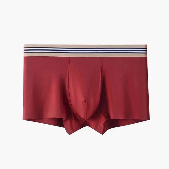 antibacterial fabric boxer briefs | mid-waist mens boxers | breathable cotton blend underwear | energy saving
