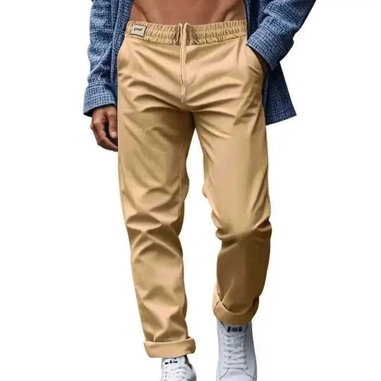 quick-dry fabric pants | elastic waistband trousers | multiple utility pockets | ultrasonic cleaning