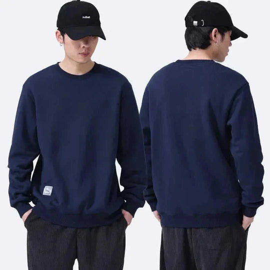 warm fleece pullover sweater | heavyweight fleece sweatshirt | solid color mens sweater | ultrasonic cleaning