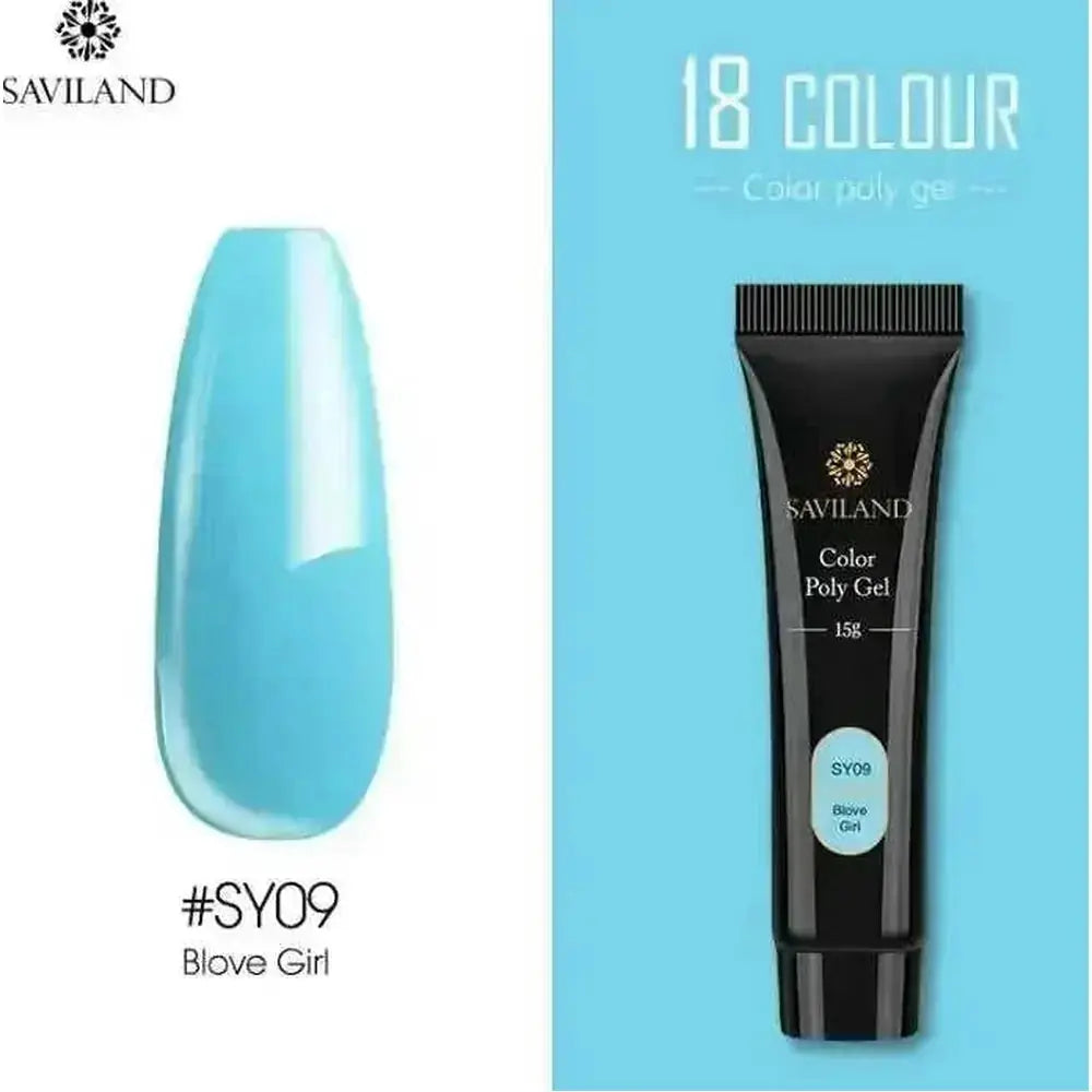 15g nail colored crystal extension glue SY12 - color variant display