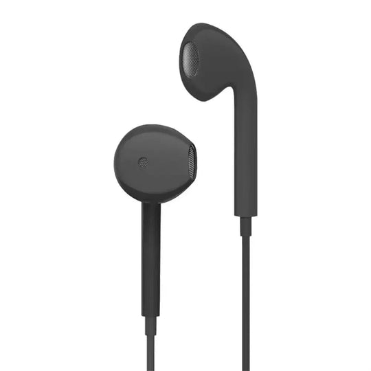wired earbuds with microphone | 35mm in-ear headphones | volume control earbuds | ultrasonic cleaning