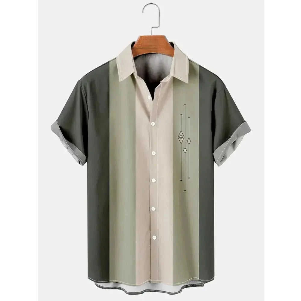 lightweight cotton fabric | short sleeve button-up shirt | breathable summer shirt | ultrasonic cleaning