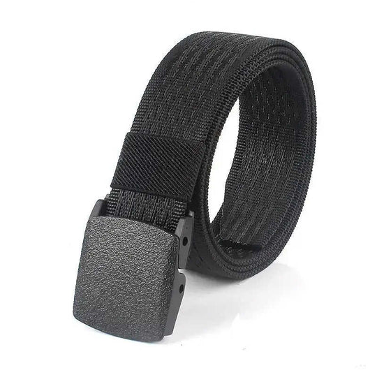 Men's And Women's Canvas Belt Metal-free Smooth Buckle Tactical Belt Meifu Market