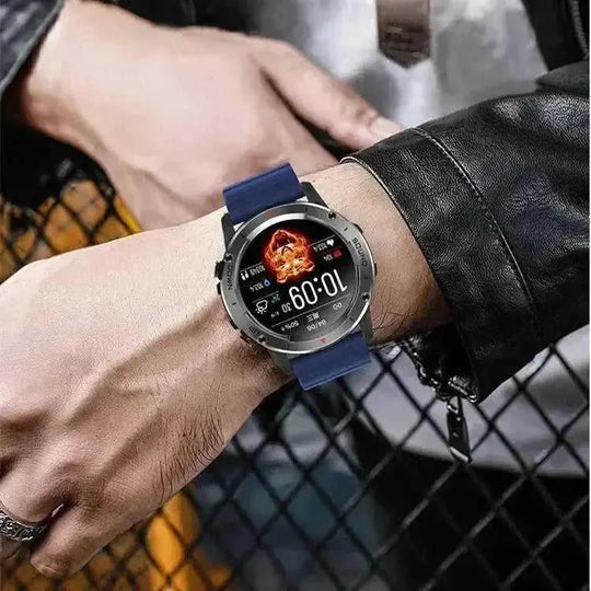 Bluetooth Call Smartwatch Heart Rate Blood Oxygen Pressure Monitor - Health Tracker - Meifu Market