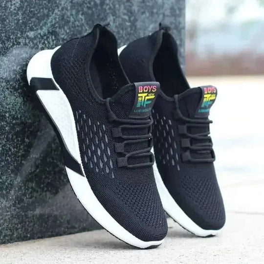 breathable mesh running shoes | lightweight casual sneakers | non-slip sole sports shoes | ultrasonic cleaning