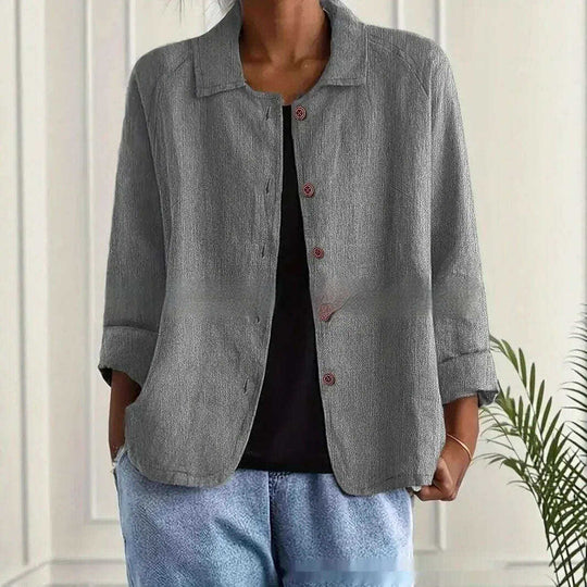 Women's Spring And Summer New All-match Collar Slimming Cardigan Coat Meifu Market