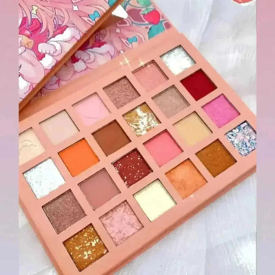 color eyeshadow palette | cruelty-free vegan makeup | long-lasting pigmented eyeshadow | ultrasonic cleaning