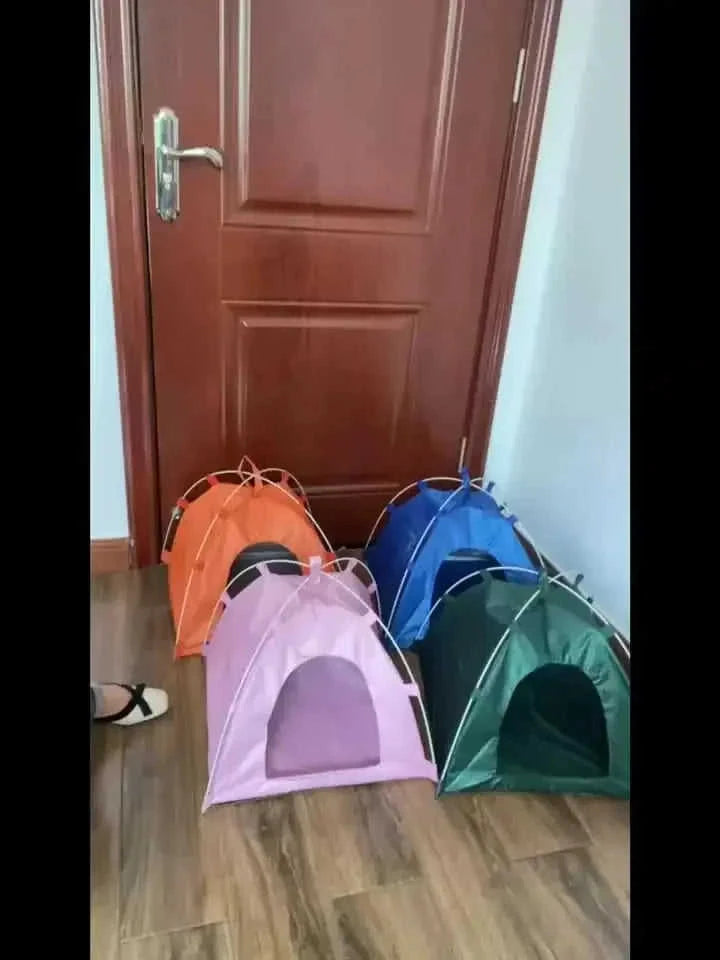 foldable pet tent with mat | waterproof pet tent | portable dog tent | ultrasonic cleaning