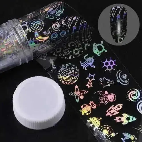 nail art stickers waterproof | gel nail wraps long lasting | salon quality nail decals | energy saving