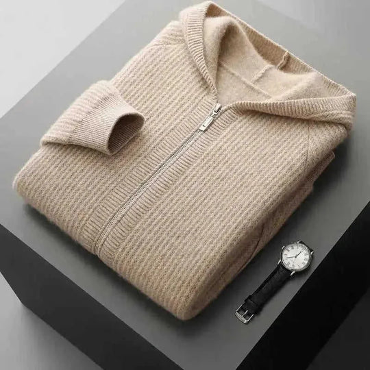merino wool cardigan | chunky knit coat | oversized mens cardigan | ultrasonic cleaning