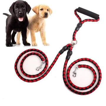 Double-Ended Traction Rope For Walking The Dog Hand-Double-Ended Traction Rope One Plus Two Leash Collar Pet Supplies Dog Collar Meifu Market