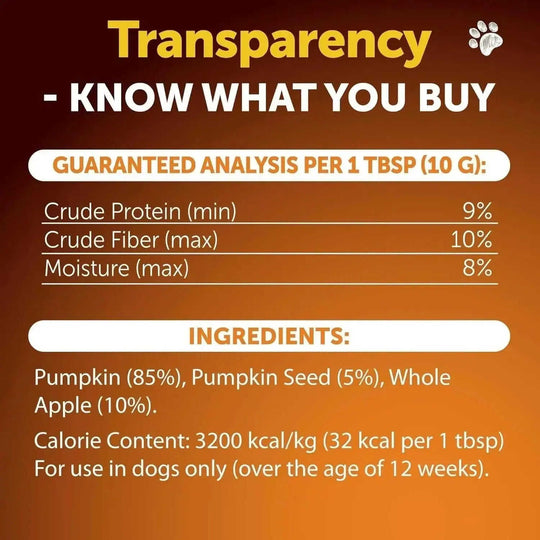 Do Not Sell On Amazon Pumpkin Powder For Dogs Digestive Support 8 OZ Fiber Supplement For Constipation For Gut Balance Hea...