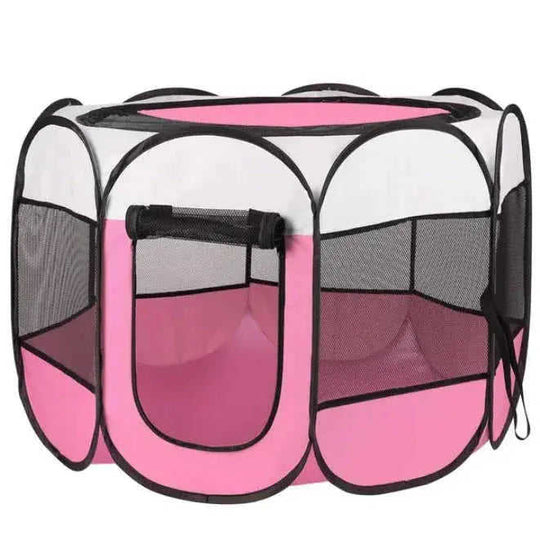 Portable Foldable Pet Fence Sports Pen Dog House Style1 - portable pet playpen dog cat playpen foldable pet exercise pen t...
