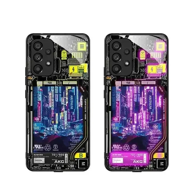 led back cover case | tempered glass protection | wireless charging compatible | ultrasonic cleaning