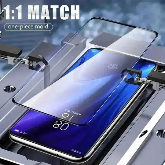 9D Tempered Glass Screen Protector for Xiaomi 13T 12T 11T Pro - Premium HD Anti-Scratch Film - main view (pattern: check)
