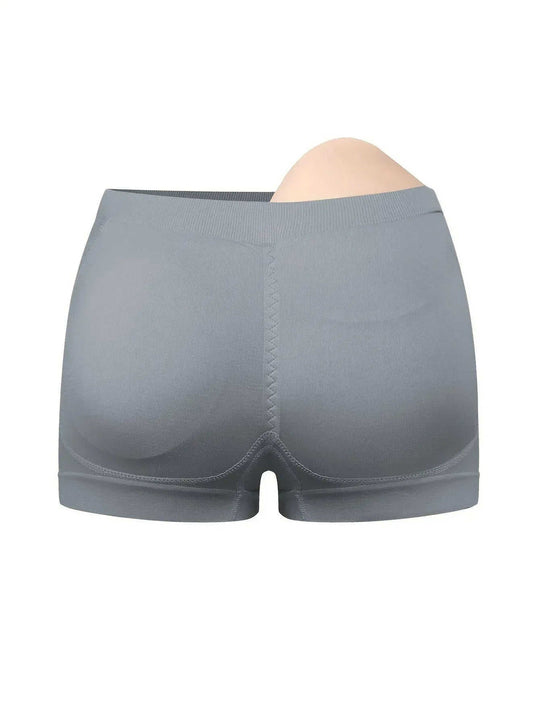 Seamless Mid-rise Removable Seat Cushion Boxers Body Shaping Underpants Meifu Market