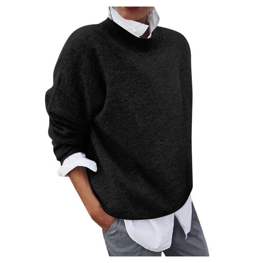Women's fake two-piece sweater Meifu Market