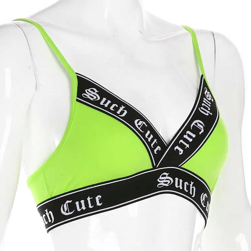 Letter ribbon stitching White - available style options