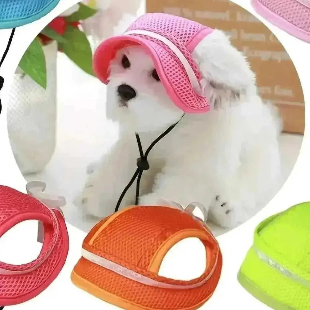 adjustable pet sun hat | uv protection for dogs | sun hat for cats | energy saving