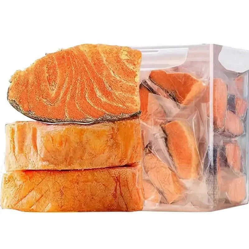 Dog Snack Freeze-dried Salmon Block Pet Snack Meifu Market