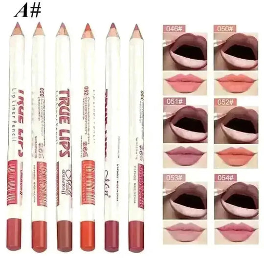 6PCS/Set Fashion Women's Long-Lasting Waterproof Lipstick Liner set - Meifu Market