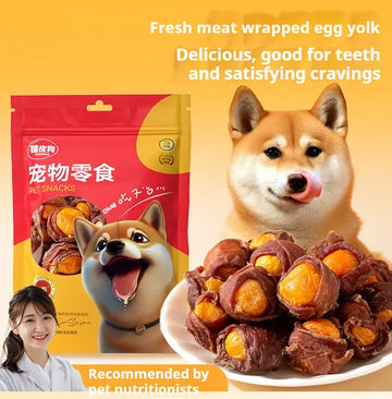 Dog Snack Egg Yolk Satisfy The Appetite Chicken Duck Meat Small Molar Training Reward Food Meifu Market