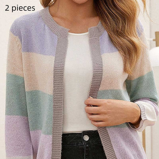 Women's Candy Color Matching Knitted Meifu Market