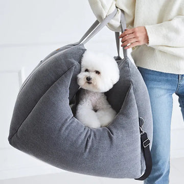Pet Dog Car Carrier Seat Waterproof Basket Portable Car Seat Safety Travelling Mesh Hanging Bags Breathable Beds & Sofas Meifu Market
