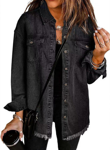 Washed Denim Shirt Jacket Women's European And American Meifu Market