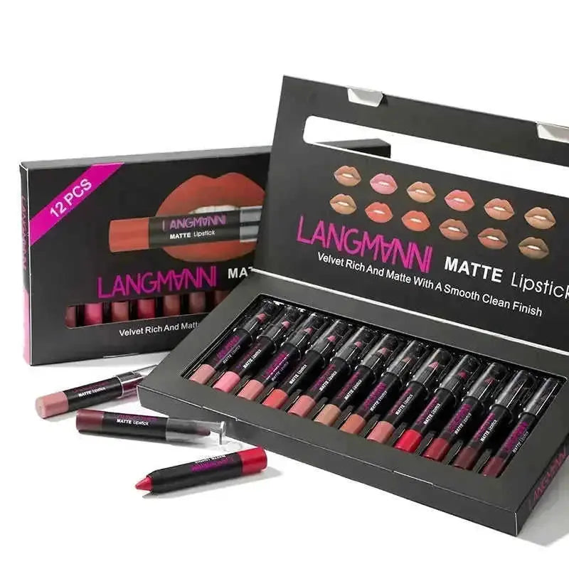 matte lipstick set | long-lasting lip color | waterproof lip gloss | ultrasonic cleaning