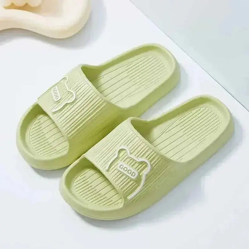 Cartoon Bear Shoes EVA Slippers Bathroom House Shoes - Meifu Market