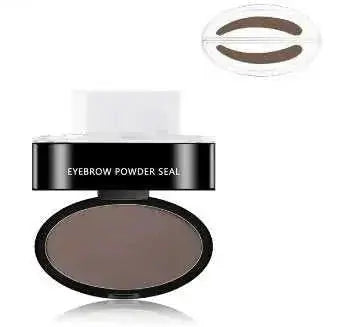 Eyebrow Powder Stamp Tint Stencil Kit Cosmetics Professional Makeup Waterproof Eye Brow Stamp Lift Eyebrow Enhancers Stenc...